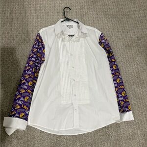 Peacock Sleeves LSU Men's Shirt
